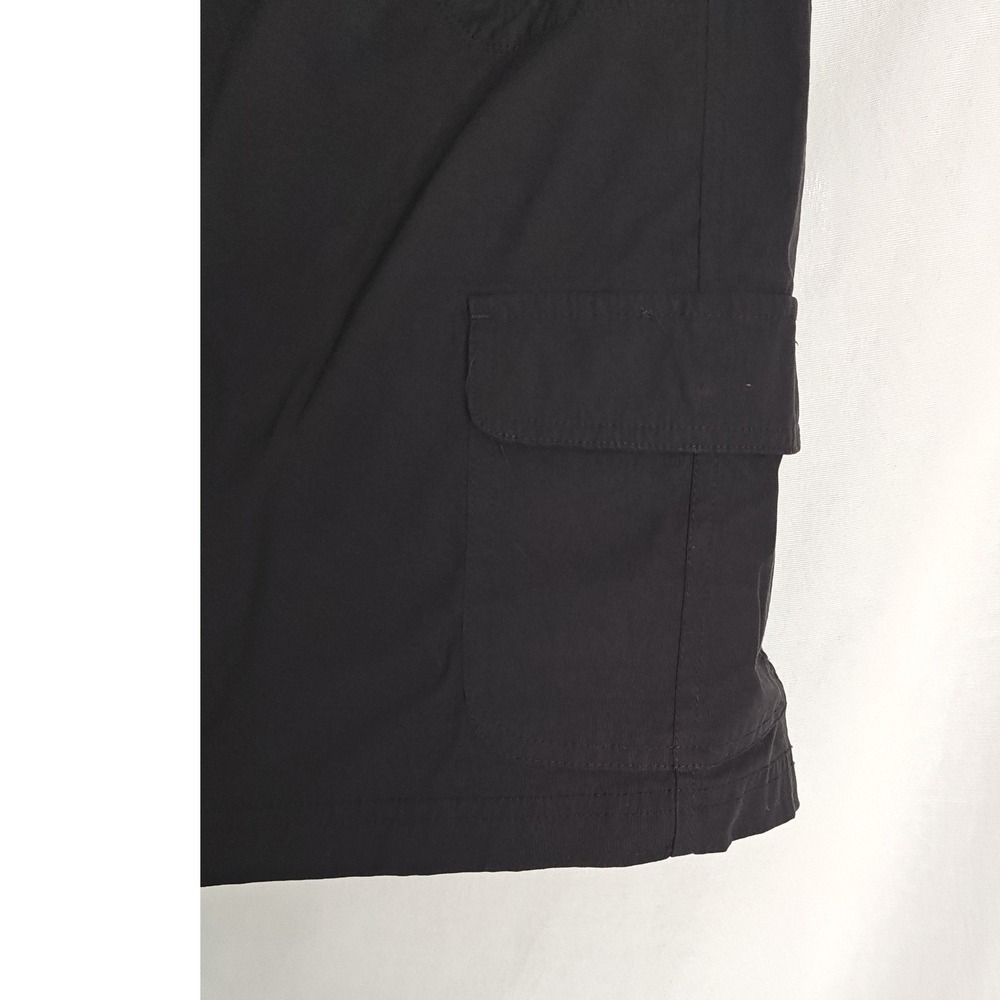 Eddie Bauer Summer Trail Shorts Black Cargo Hiking Stretch C1351320 size 10 - Picture 5 of 8